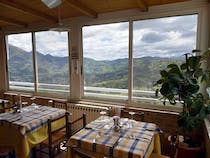 Enjoy stunning views with dinner at Il Soggiorno