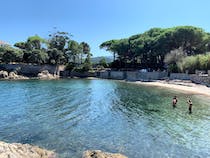 Explore the tranquil Cala delle Alghe Cove