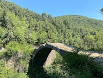 Walk across Ponte della Pia