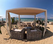 Dine at Le Cinque Vele Beach Club and Restaurant