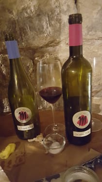 Drink wine and eat cheese in La Cave Brut