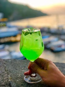 Enjoy stunning cocktails with a bay view at Da Giniello