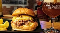 Grab a beer and burger at LOGG Brewhouse