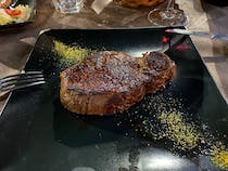 Try the steak at La Tavernetta