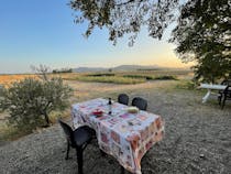 Dine with an incredible view at Azienda Agricola Bio Todo
