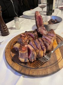 Savour chargrilled steaks at Ristorante La Fattoria