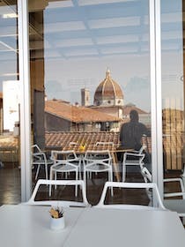 Enjoy panoramic views at Caffè del Verone