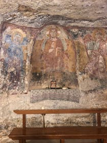 Explore the Byzantine-era frescoes at Cripta di Santa Cristina
