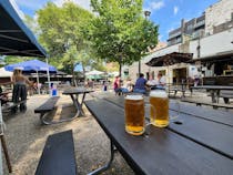 Enjoy Czech Beer and Grilled Bratwurst at Bohemian Hall & Beer Garden