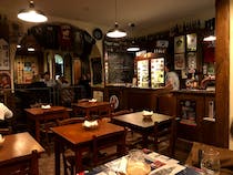 Try the amazing burgers at Viecce