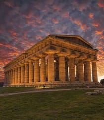 Explore the ancient temples of Paestum