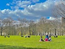 Enjoy a morning stroll through Green Park