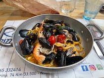 Try the seafood pasta at Zio Tobia di benvenuti al sud