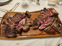 Try the delightful steak at Ristorante Tullio
