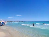 Relax on Torre Lapillo's stunning beach