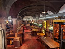 Sip wine in the cellar at N'Ombra de Vin