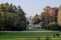 Lie in the grass at Parco Sempione