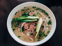 Enjoy the fantastic pho at Tam's Restaurant