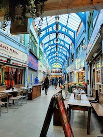 Experience the vibrant Brixton Village Market