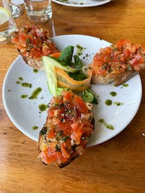 Try the dishes at Pizzeria Sette Bello