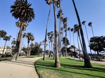 Walk the cliffs in Palisades Park