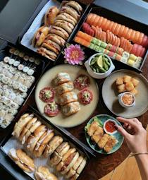 Order an array of rolls at Nina Sushi