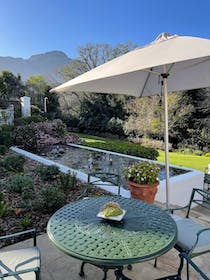 Dine alfresco at The Conservatory Restaurant