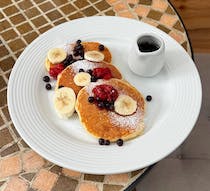 Try the pancakes at Pickled Pantry