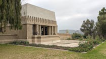 Climb the hill in Barnsdall Art Park