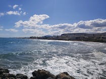 Enjoy the serene beauty of Vathianos Kampos Beach