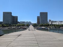 Take a stroll across Passerelle Simone-de-Beauvoir