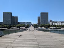 Take a stroll across Passerelle Simone-de-Beauvoir