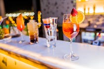 Sip cocktails with a view at Olympo Lounge & Pool