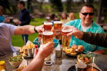 Enjoy the beer garden at The Smugglers Inn