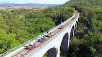 Pedal past the spectacular views at Vélorail Sainte Baume