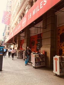 Peruse 18 miles of books at Strand Bookstore