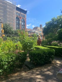 Take a stroll around the Village community garden