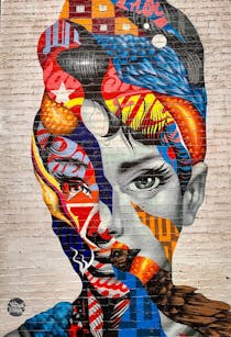 Check out this beautiful mural by Tristan Eaton