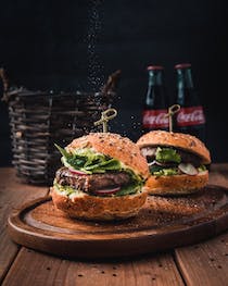 Feast on burgers at The Cow Shed