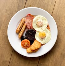 Sample traditional food at The Frampton Arms