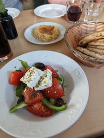 Dine at Spitaki Greek Taverna