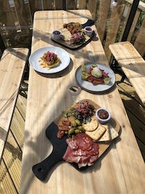 Dine alfresco at The Old Smithy Inn