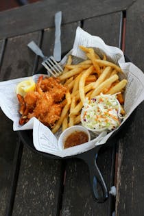 Enjoy Fish & Chips at Kingfisher Fish Bar