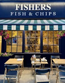 Order your fish and chips from Fishers