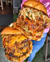 Find Delicious Burgers at Lazy Fox