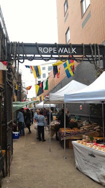 Try the street food at Maltby Street Market