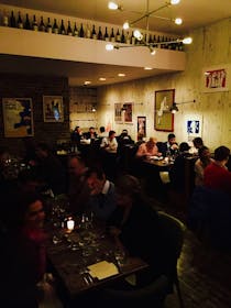 Go for tapas and wine at the Brackenbury Wine Rooms
