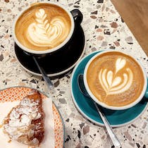 Savour coffee and pastries at Missing Bean Turl St