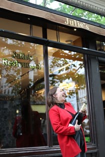 Enjoy dinner at Julie's Restaurant