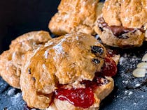 Sit down and enjoy a scone at Chandlers Cafe